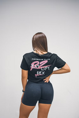 Crop top Eat lift S*x