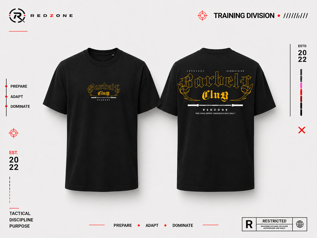 T-shirt Barbell club vintage