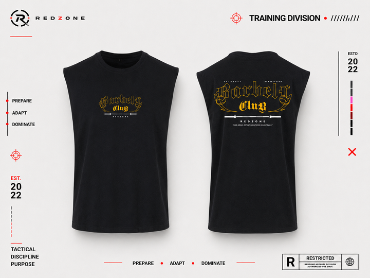 Tank Barbell club vintage
