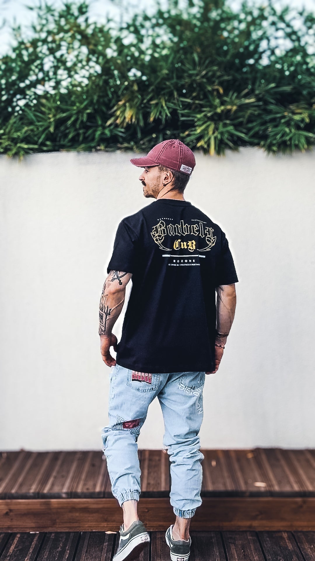 T-shirt Barbell club vintage
