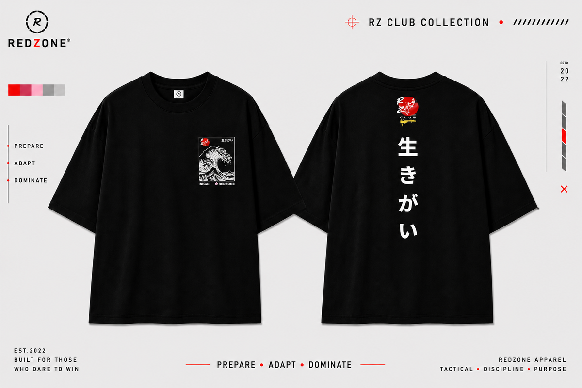 T-shirt Oversize Ikigai Letter