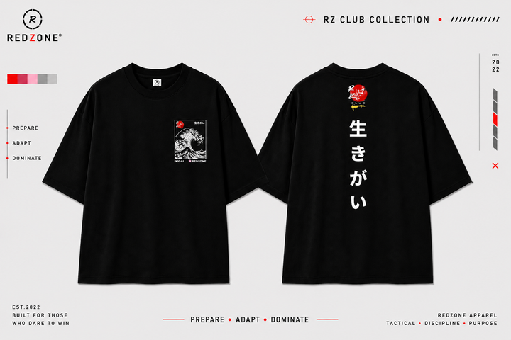 T-shirt Oversize Ikigai Letter