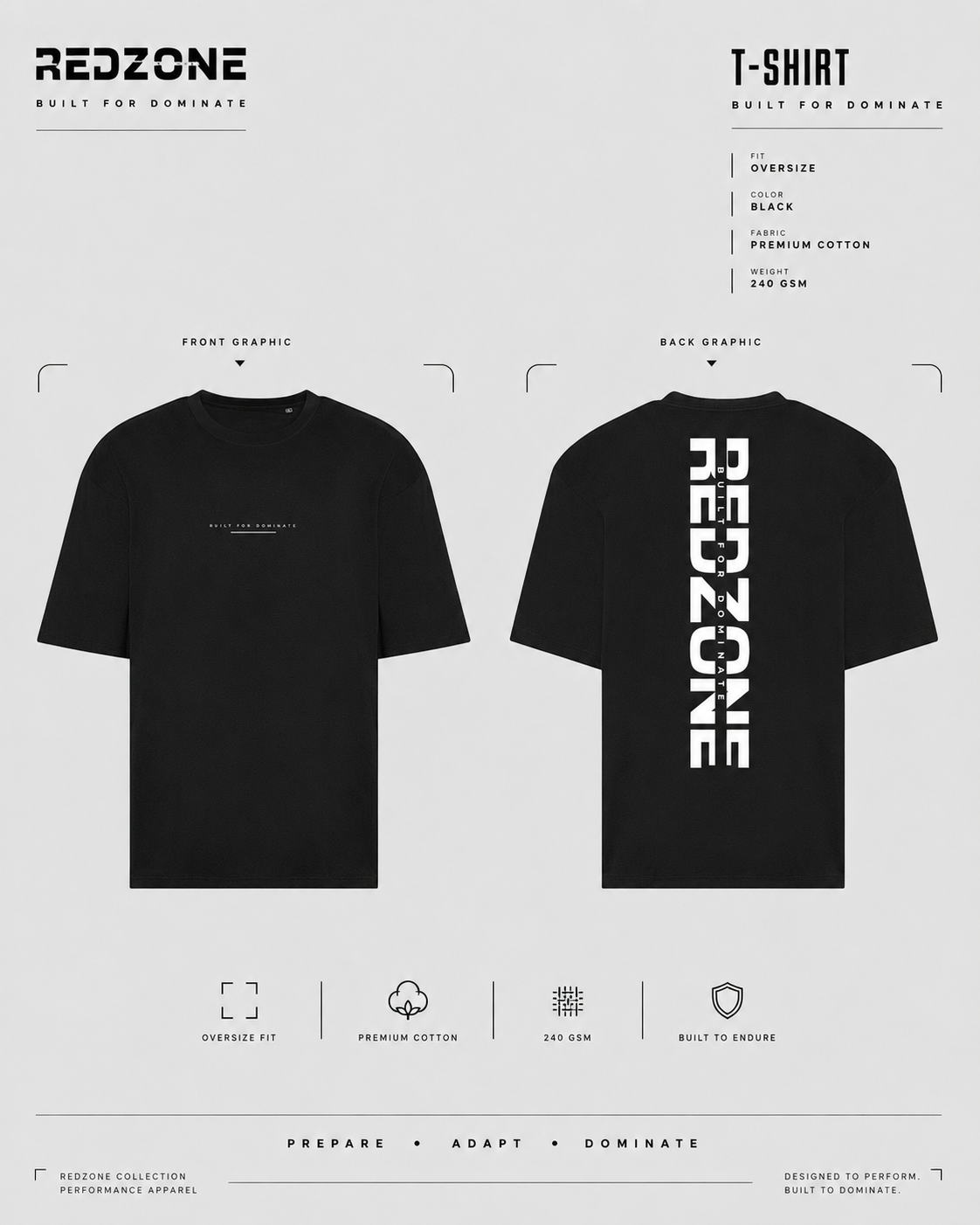 T-shirt Dominate