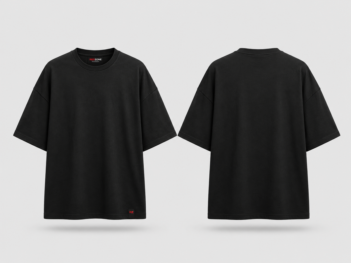 Maquette T shirt oversize personnalisé