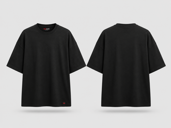 Maquette T shirt oversize personnalisé